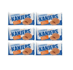 Kanjers Regulier Stroopwafels (6 verpakkingen)