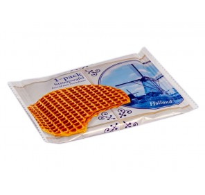Stroopwafel 1 pack with Delftblue package