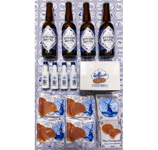 Stroopwafelbeer Luxe pack + 4 bottles Van Meers Liquor